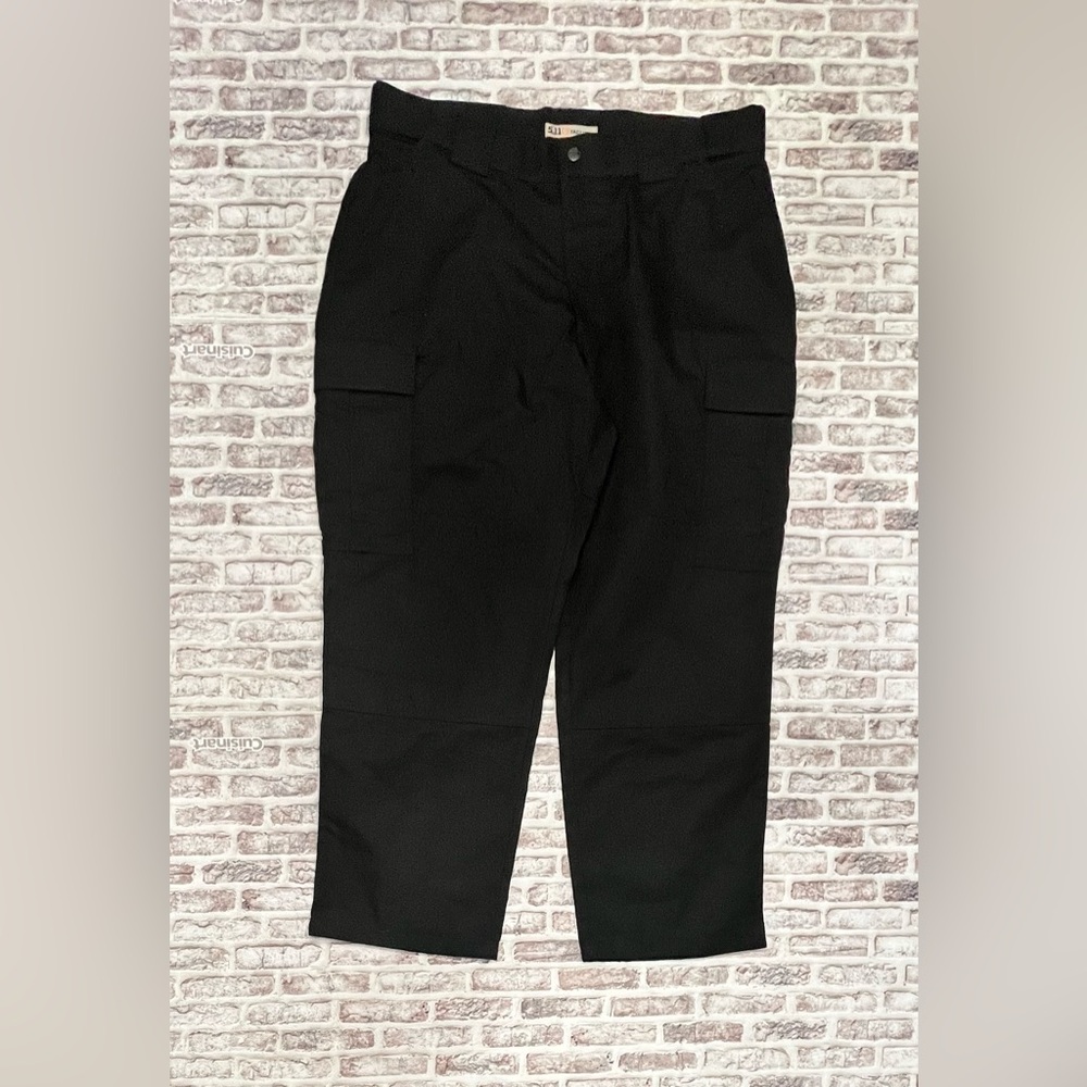 5.11 Tactical Men's Relaxed Fit‎ TDU Cargo Pant Ripstop Black XL Short 39x28 B